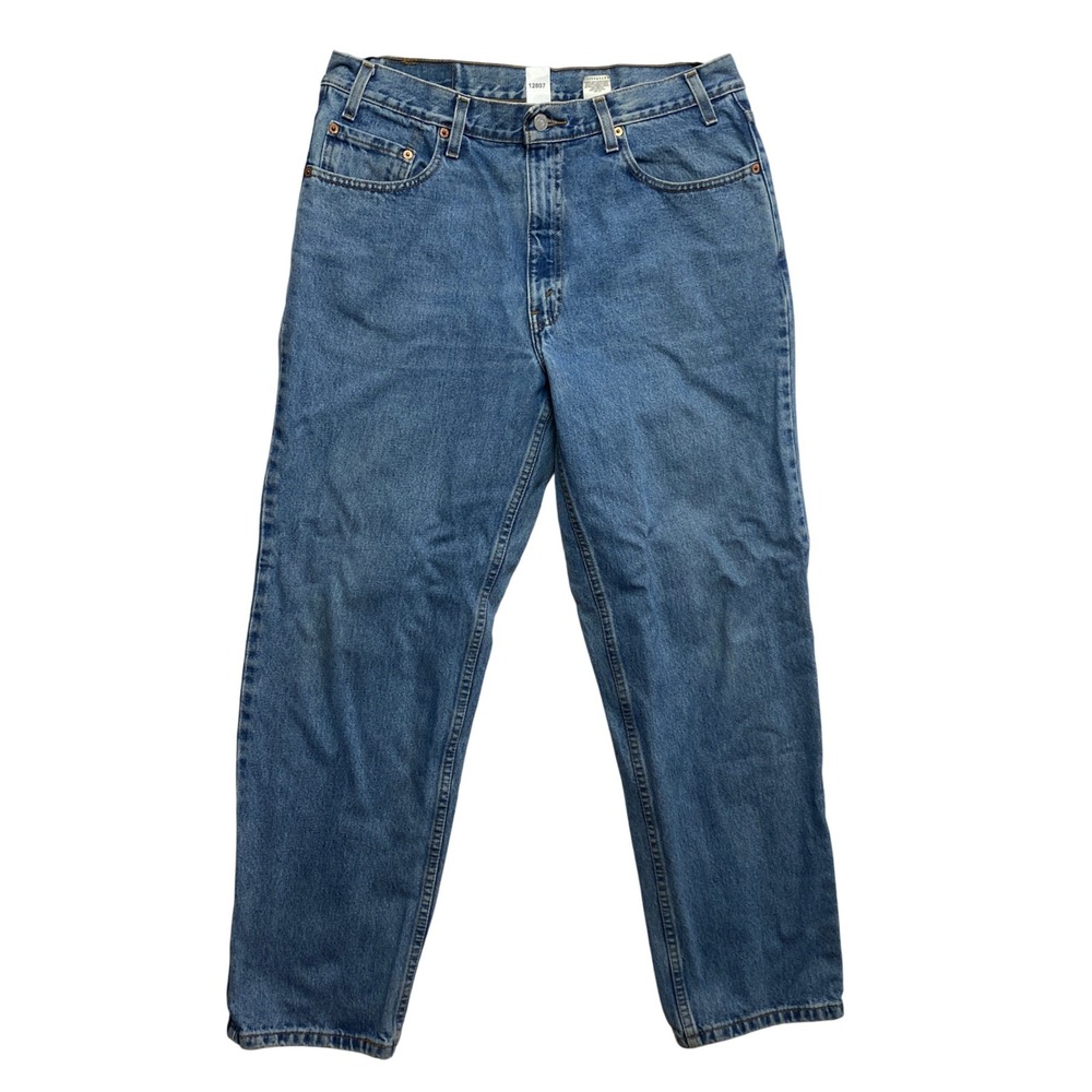 Levis Jeans Mens 36x30 Blue 550 Relaxed Fit Tapered Leg Denim 00550-4891